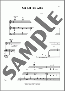 My Little Girl(Sam M. Lewis/Albert von Tilzer/William Dillon) 楽譜 ピアノ & ボーカル & ギター ダウンロード
