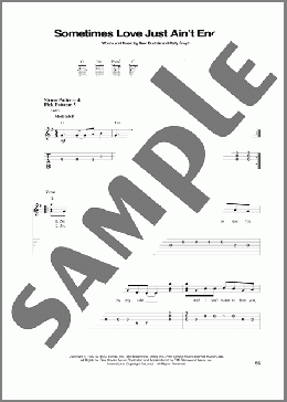 Sometimes Love Just Ain't Enough(Patty Smyth) 楽譜 ギター（ソロ） ダウンロード