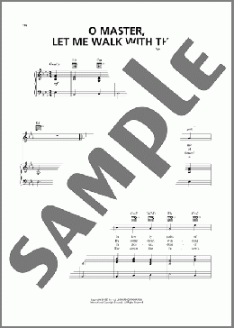 O Master, Let Me Walk With Thee(H. Percy Smith/Washington Gladden) 楽譜 ピアノ & ボーカル & ギター ダウンロード