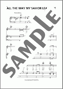 All The Way My Savior Leads Me(Robert Lowry/Fanny J. Crosby) 楽譜 ピアノ & ボーカル & ギター ダウンロード