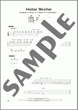 Helter Skelter(The Beatles) 楽譜 その他 ダウンロード