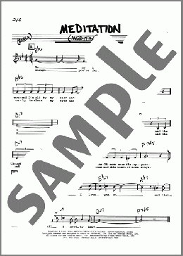 Meditation (Meditacao) (Low Voice)(Norman Gimbel/Antonio Carlos Jobim/Newton Mendon?a) 楽譜 その他 ダウンロード
