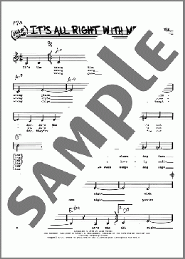 It's All Right With Me (Low Voice)(Cole Porter) 楽譜 その他 ダウンロード
