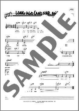 Long Ago (And Far Away) (Low Voice)(Jerome Kern/Ira Gershwin) 楽譜 その他 ダウンロード