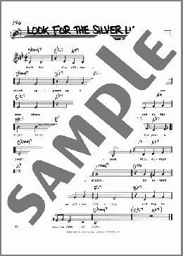 Look For The Silver Lining (Low Voice)(Jerome Kern/Buddy DeSylva) 楽譜 その他 ダウンロード
