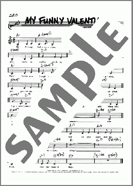 My Funny Valentine (Low Voice)(Lorenz Hart/Rodgers & Hart/Richard Rodgers) 楽譜 その他 ダウンロード