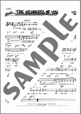 The Nearness Of You (Low Voice)(Ned Washington/Hoagy Carmichael) 楽譜 その他 ダウンロード