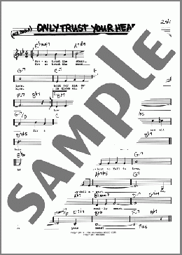 Only Trust Your Heart (Low Voice)(Sammy Cahn/Benny Carter) 楽譜 その他 ダウンロード
