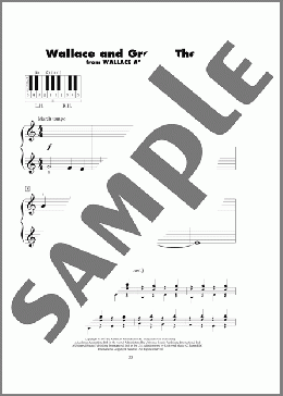 Wallace And Gromit Theme(Julian Nott) 楽譜 ピアノ（ソロ） ダウンロード