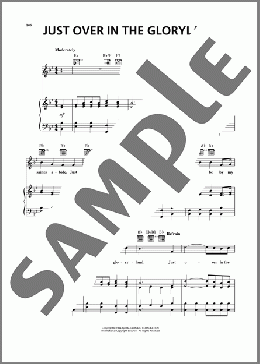 Just Over In The Gloryland(James W. Acuff/Emmett S. Dean) 楽譜 ピアノ & ボーカル & ギター ダウンロード