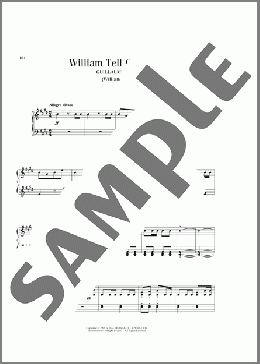 William Tell Overture(Gioachino Rossini) 楽譜 ピアノ（ソロ） ダウンロード