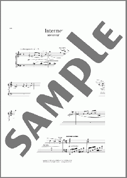Intermezzo(Giacomo Puccini) 楽譜 ピアノ（ソロ） ダウンロード