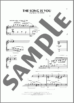 The Song Is You (arr. Dick Hyman)(Jerome Kern/Oscar Hammerstein II) 楽譜 ピアノ（ソロ） ダウンロード