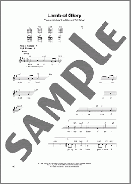 Lamb Of Glory(Greg Nelson/Phill McHugh) 楽譜 メロディ ダウンロード