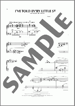 I've Told Ev'ry Little Star (from Music In The Air) (arr. Lee Evans)(Linda Scott) 楽譜 ピアノ（ソロ） ダウンロード