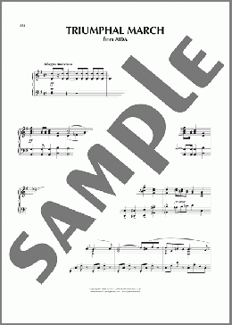 Triumphal March(Giuseppe Verdi) 楽譜 ピアノ（ソロ） ダウンロード