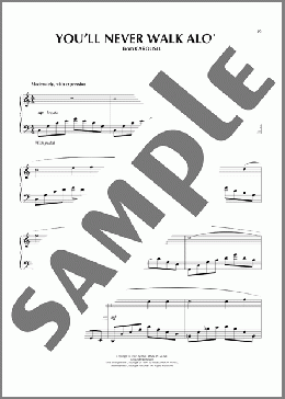 You'll Never Walk Alone (from Carousel)(Richard Rodgers/Oscar Hammerstein II) 楽譜 ピアノ（ソロ） ダウンロード