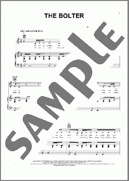 The Bolter(Taylor Swift) 楽譜 ピアノ & ボーカル & ギター ダウンロード