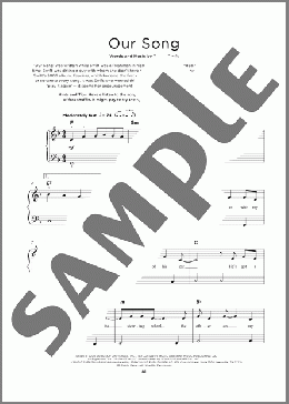 Our Song(Taylor Swift) 楽譜 その他 ダウンロード