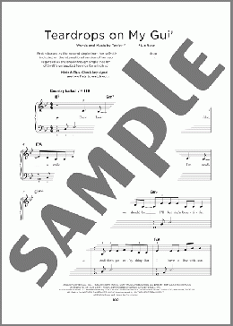 Teardrops On My Guitar(Taylor Swift) 楽譜 その他 ダウンロード