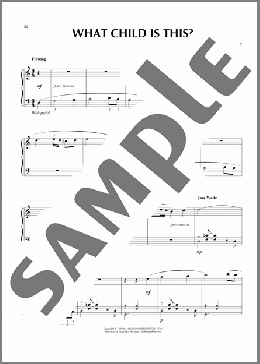 What Child Is This? [Jazz version] (arr. Frank Mantooth)(William C. Dix/16th Century English Melody) 楽譜 ピアノ（ソロ） ダウンロード