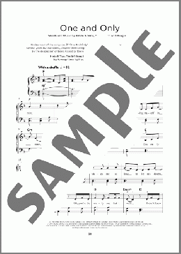 One And Only(Adele) 楽譜 その他 ダウンロード