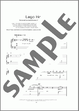 Lego House(Ed Sheeran) 楽譜 その他 ダウンロード