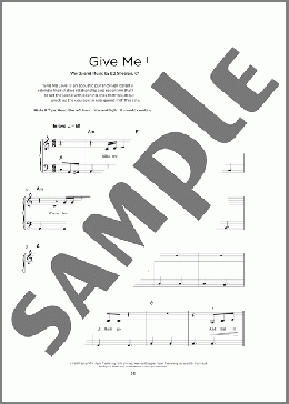 Give Me Love(Ed Sheeran) 楽譜 その他 ダウンロード