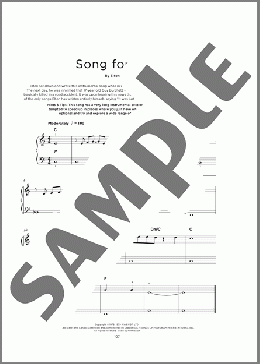 Song For Guy(Elton John) 楽譜 その他 ダウンロード