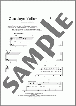 Goodbye Yellow Brick Road(Elton John) 楽譜 その他 ダウンロード