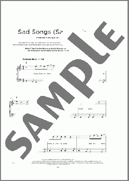 Sad Songs (Say So Much)(Elton John) 楽譜 その他 ダウンロード