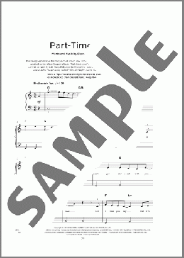 Part-Time Love(Elton John) 楽譜 その他 ダウンロード