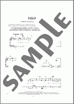 Nikita(Elton John) 楽譜 その他 ダウンロード