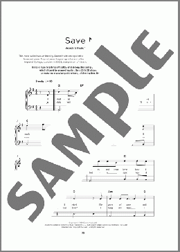 Save Me(Queen) 楽譜 その他 ダウンロード