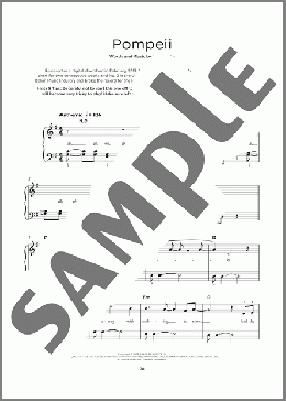 Pompeii(Bastille) 楽譜 その他 ダウンロード