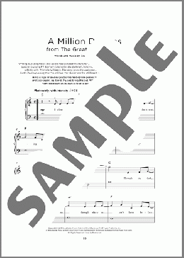 A Million Dreams (from The Greatest Showman)(Pink) 楽譜 その他 ダウンロード
