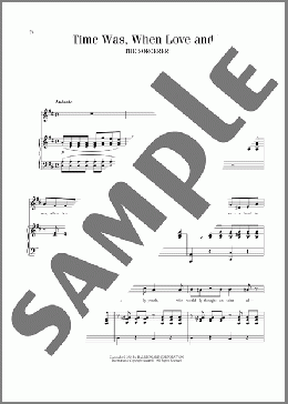 Time Was, When Love And I (from The Sorcerer)(Sir Arthur Sullivan/William S. Gilbert) 楽譜 ピアノ & ボーカル ダウンロード