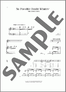 No Possible Doubt Whatever (from The Gondaliers)(Sir Arthur Sullivan/William S. Gilbert) 楽譜 ピアノ & ボーカル ダウンロード