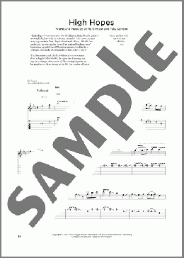High Hopes (arr. Fred Sokolow)(Pink Floyd) 楽譜 ギター（ソロ） ダウンロード