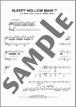 Sleepy Hollow Main Title(Danny Elfman) 楽譜 ピアノ（ソロ） ダウンロード