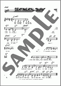 Sentimental Journey (Low Voice)(Bud Green/Les Brown/Ben Homer) 楽譜 その他 ダウンロード