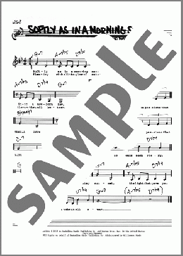 Softly As In A Morning Sunrise (Low Voice)(Sigmund Romberg/Oscar Hammerstein II) 楽譜 その他 ダウンロード