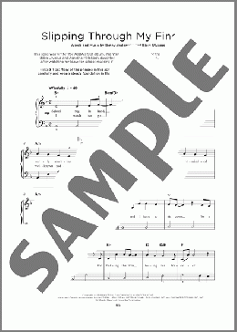 Slipping Through My Fingers(ABBA) 楽譜 その他 ダウンロード