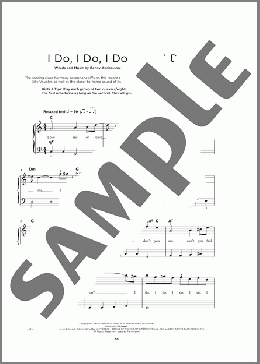 I Do, I Do, I Do, I Do, I Do(ABBA) 楽譜 その他 ダウンロード