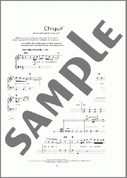 Chiquitita(ABBA) 楽譜 その他 ダウンロード