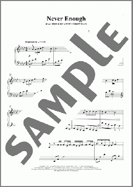 Never Enough (from The Greatest Showman) (arr. Phillip Keveren)(Benj Pasek/Justin Paul) 楽譜 ピアノ（ソロ） ダウンロード