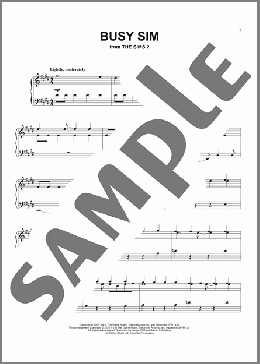Busy Sim (from The Sims 2)(Mark Mothersbaugh) 楽譜 ピアノ（ソロ） ダウンロード