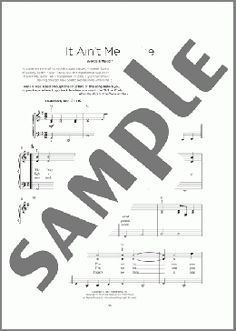 It Ain't Me, Babe(Bob Dylan/Johnny Cash) 楽譜 その他 ダウンロード