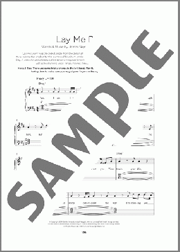 Lay Me Down(Sam Smith) 楽譜 その他 ダウンロード