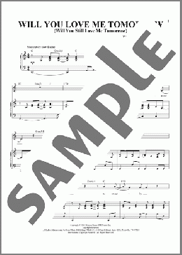 Will You Love Me Tomorrow (Will You Still Love Me Tomorrow)(Carole King/The Shirelles) 楽譜 ピアノ & ボーカル ダウンロード